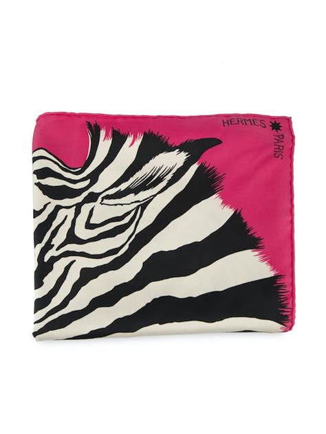 hermes pink silk scarf with zebras by r dattet|Hermes scarf accessories.